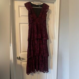 Tea length lace Dress